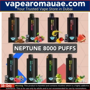 Best Neptune 8000 Puffs Disposable Vape Kit in Dubai UAE