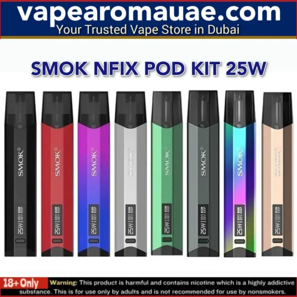 SMOK Nfix Pod Kit 700mAh 25W in Dubai UAE- New Pod System