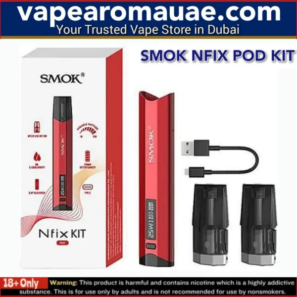 SMOK Nfix Pod Kit 700mAh 25W in Dubai UAE- New Pod System