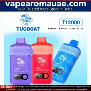 Best Tugboat T12000 Disposable Vape in Dubai- New 12000 Puffs