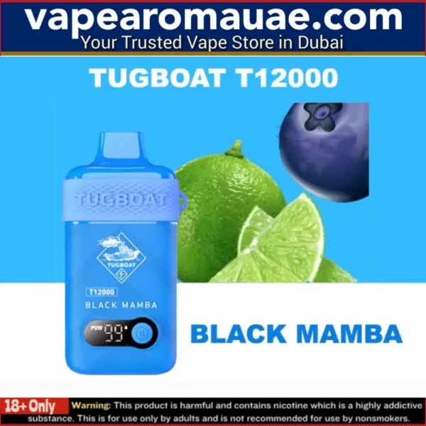 Best Tugboat T12000 Disposable Vape in Dubai- New 12000 Puffs