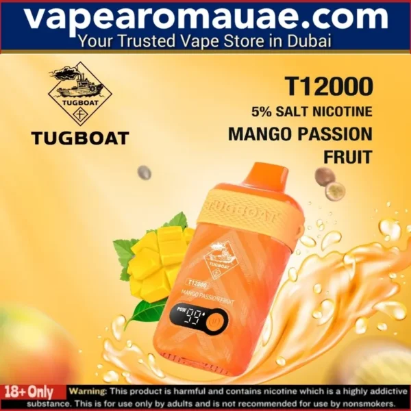 Best Tugboat T12000 Disposable Vape in Dubai- New 12000 Puffs