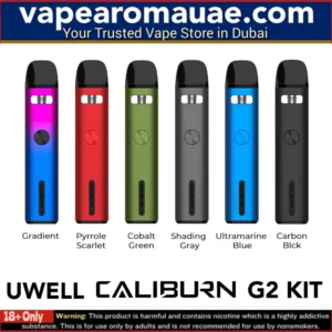 Uwell Caliburn G2 Kit 750mAh 18w Pod System device- Dubai UAE