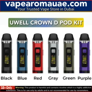 Best Uwell Crown D Pod System Kit 1100mAh 3ml in Dubai UAE