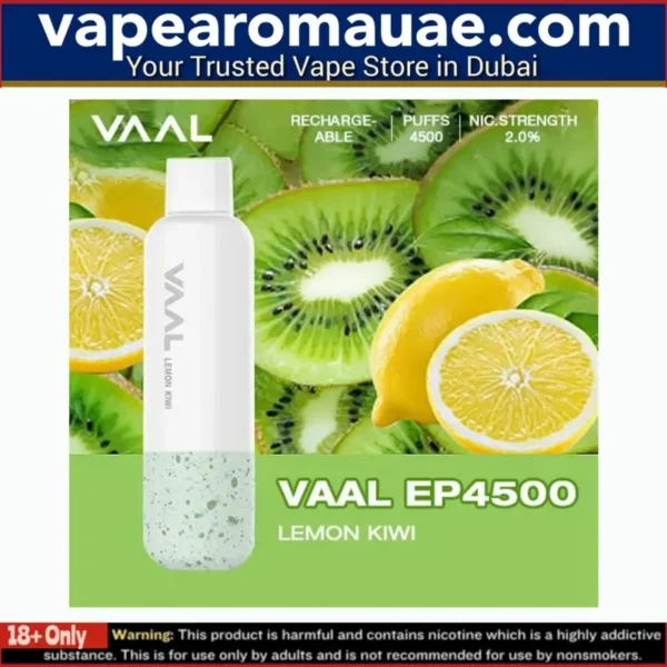 VAAL EP4500 Disposable Vape- Rechargeable 4500 Puffs in Dubai