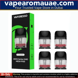 Vaporesso Xros Replacement Pods 4p/pack 0.6, 0.8 & 1.2ohm 2ml