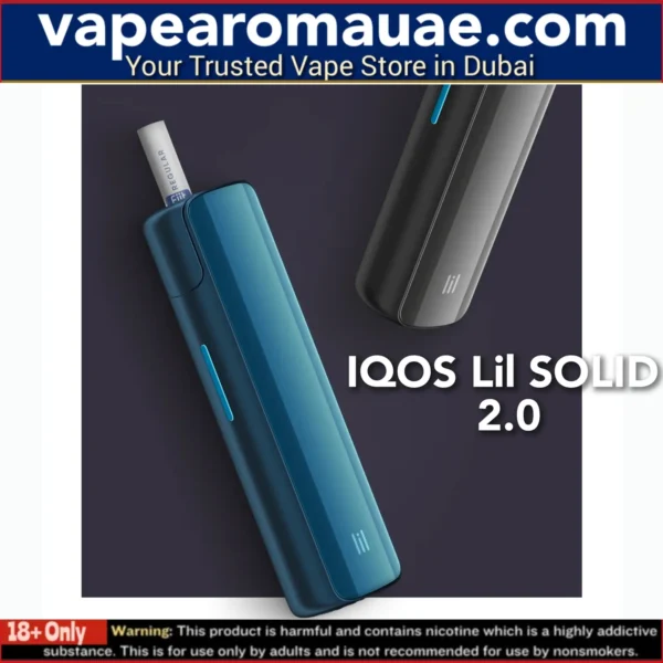 Best IQOS Lil Solid 2.0 Kit Black & Blue Available in Dubai UAE