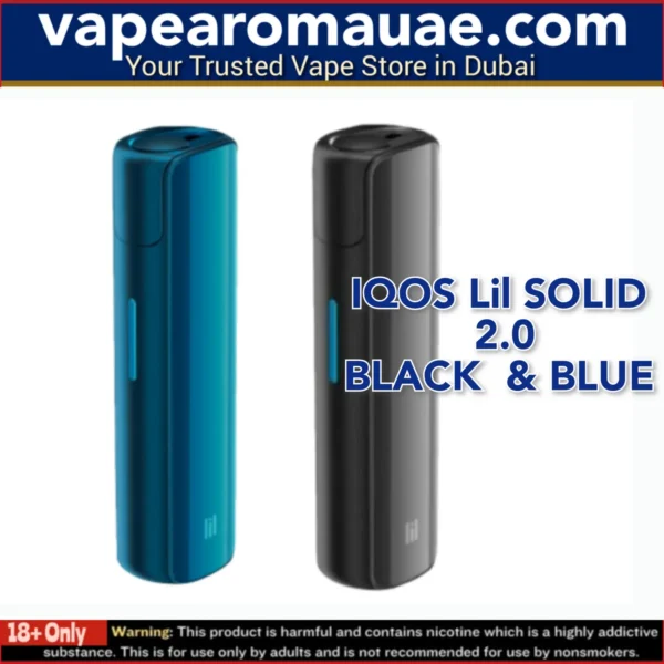 Best IQOS Lil Solid 2.0 Kit Black & Blue Available in Dubai UAE