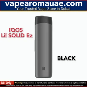 IQOS Lil Solid Ez Black Kit for Heets in Dubai- Vape Aroma UAE