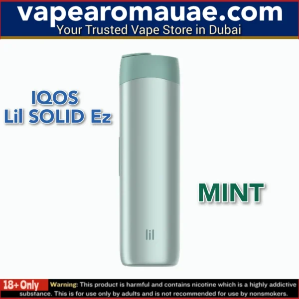 IQOS Lil Solid Ez Mint Colour for Heets in Dubai- Vape Aroma UAE