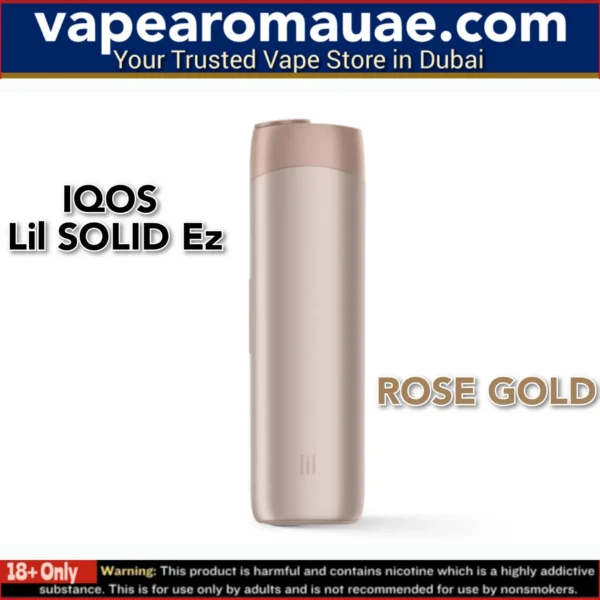 IQOS Lil Solid Ez Rose Gold Kit in Dubai UAE- Vape Aroma UAE