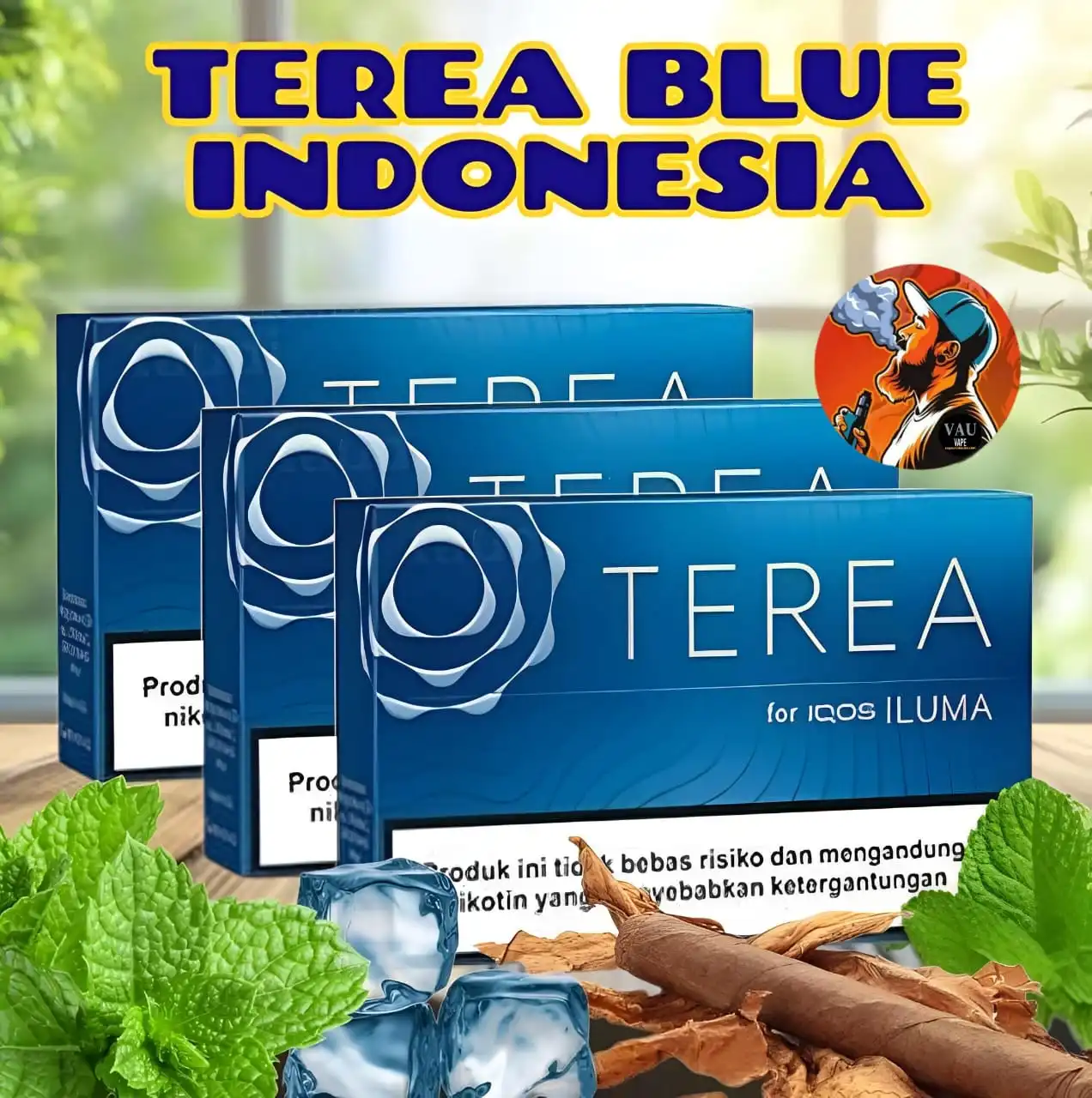 IQOS Terea Blue Indonesian | 10 Packs Box Indonesia - Dubai