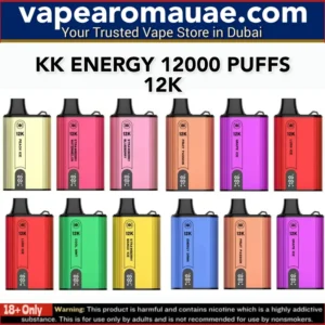 New KK Energy 12000 Puffs Disposable Vape in Dubai UAE- 12K