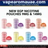 EGP Nicotine Pouches 9mg & 14mg in Dubai | Vape Aroma UAE
