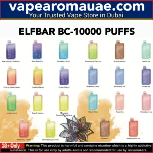 Best Elf Bar BC10000 Disposable Vape in Dubai UAE- 10000 Puffs