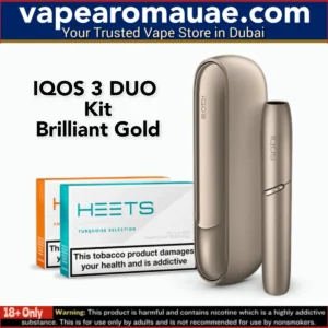 BEST IQOS 3 Duo Brilliant Gold Kit in Dubai | Vape Aroma UAE