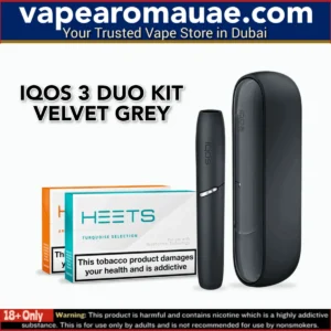 IQOS 3 Duo Velvet Grey Kit Heat Not Burn Device in Dubai UAE