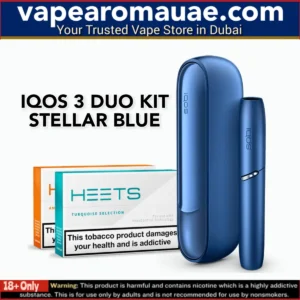 IQOS 3 Duo Stellar Blue Kit in Dubai- For Heets | Vape Aroma UAE