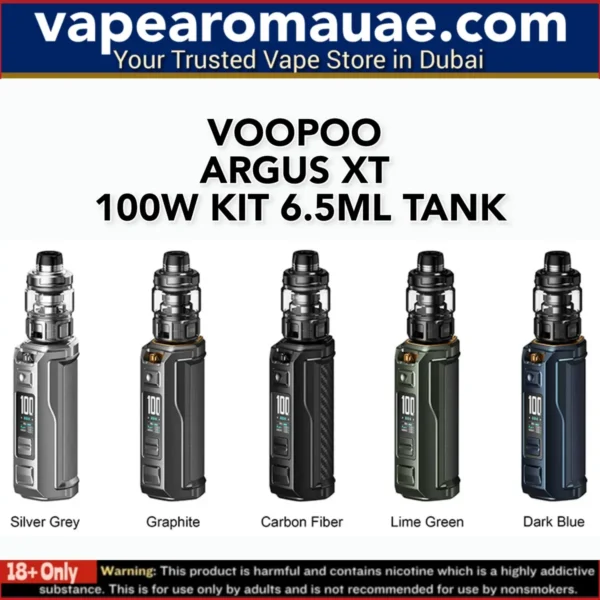 VOOPOO ARGUS XT Kit 100W 6.5ML Tank | Vape Aroma UAE