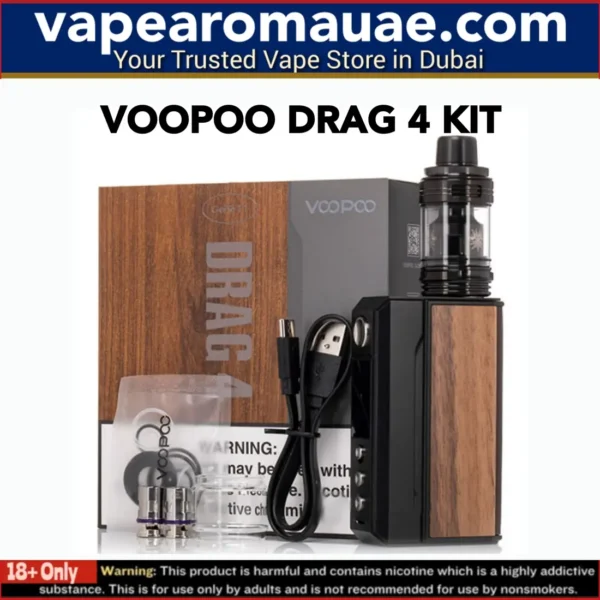 Voopoo Drag 4 Kit 177W Mod Device in Dubai | Vape Aroma UAE