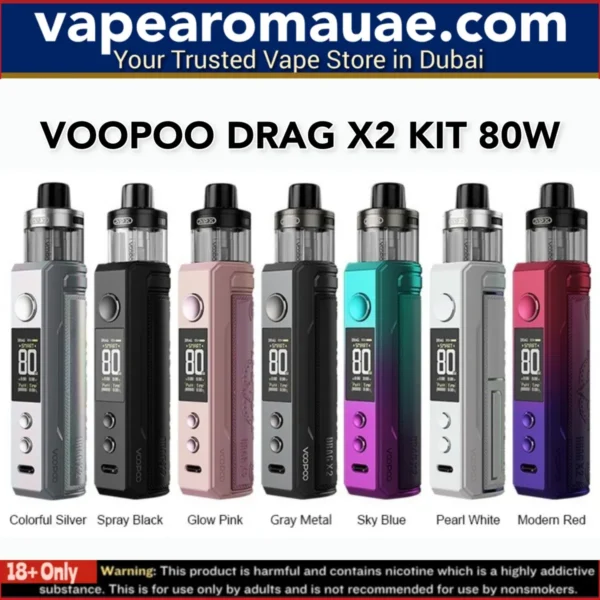 Voopoo Drag X2 Kit 80w in Dubai | Vape Aroma UAE