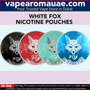 White Fox Nicotine Pouches 16mg 18mg Dubai | Vape Aroma UAE