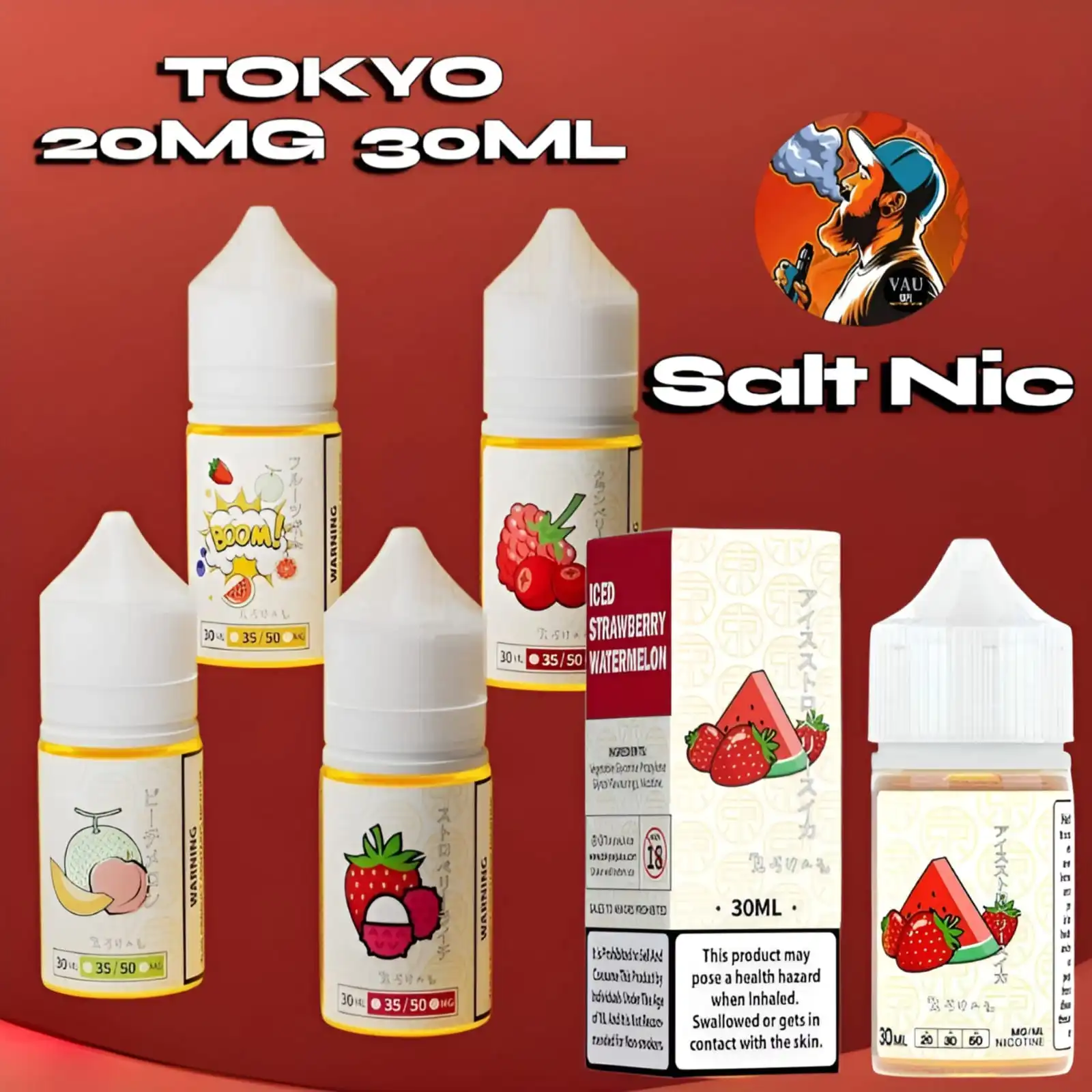 Best Tokyo 20mg 30ml E-liquid Salt Nicotine Juice in Dubai