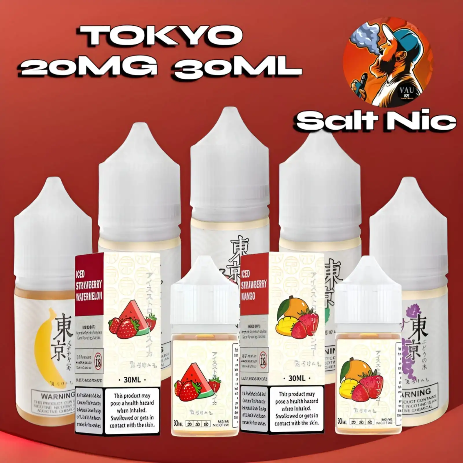 Best Tokyo 20mg 30ml E-liquid Salt Nicotine Juice in Dubai