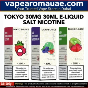 New Tokyo 30mg 30ml Salt Nicotine E-liquid | Vape Aroma UAE
