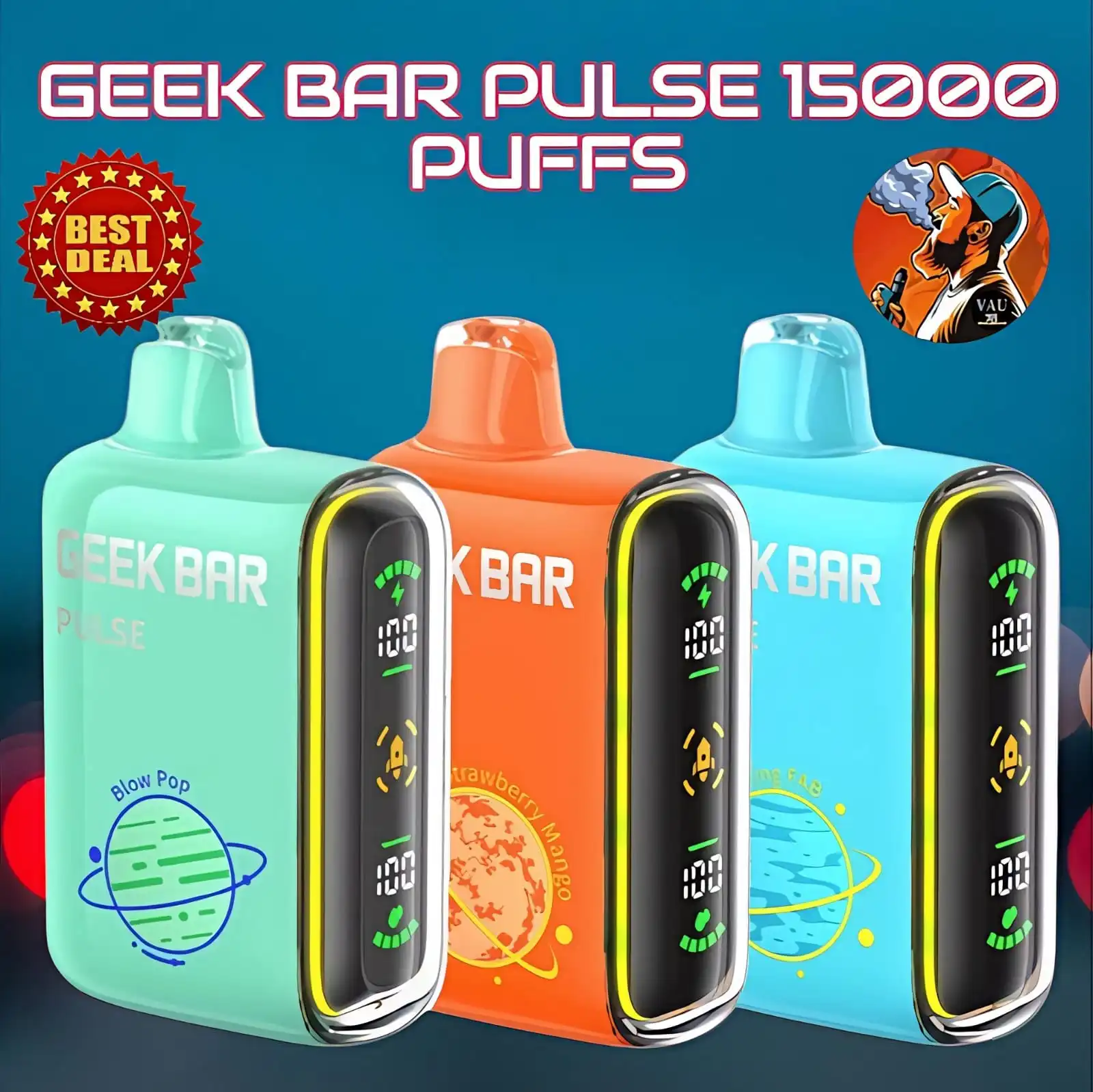Geek Bar Pulse 15000 Puffs Disposable Vape - Dubai Best Kit