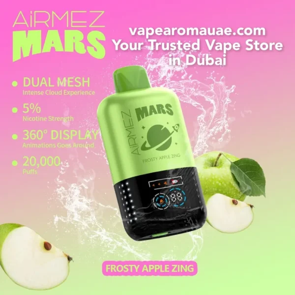 BEST AiRMEZ MARS 20000 PUFFS Disposable Vape in Dubai