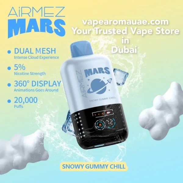 BEST AiRMEZ MARS 20000 PUFFS Disposable Vape in Dubai