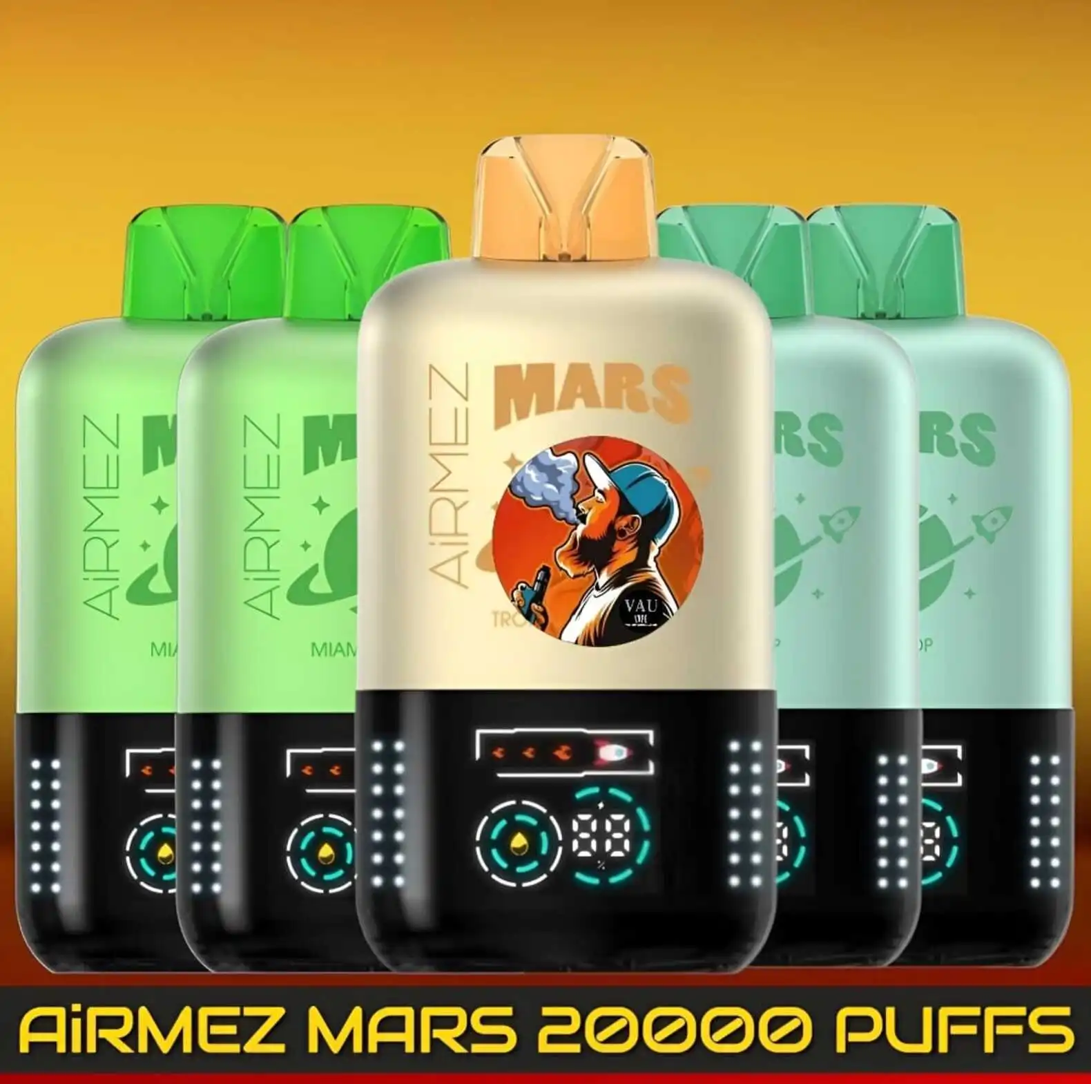 BEST AiRMEZ MARS 20000 PUFFS Disposable Vape in Dubai
