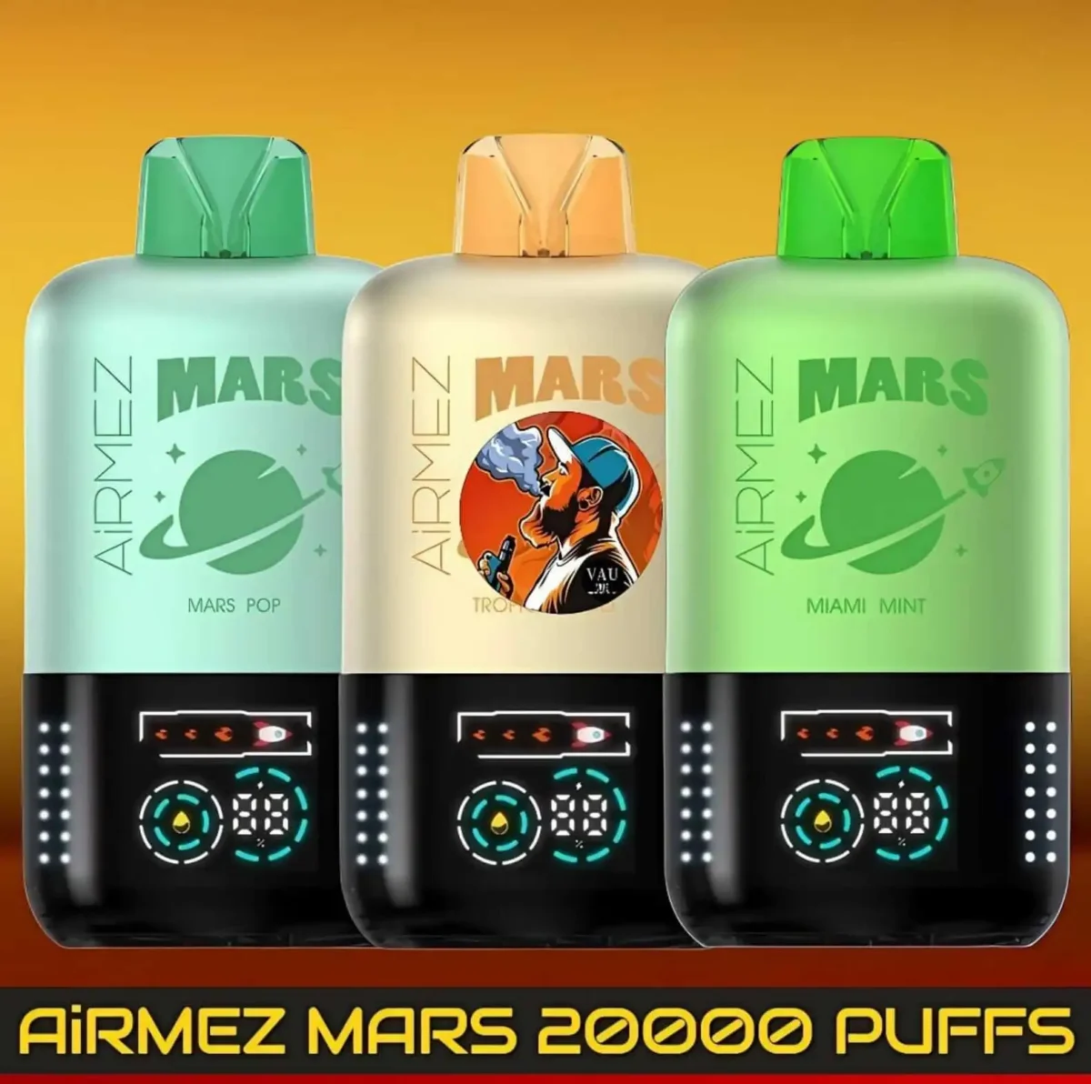 BEST AiRMEZ MARS 20000 PUFFS Disposable Vape in Dubai