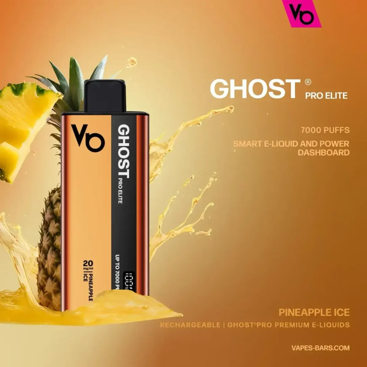 Ghost Pro Elite 7000 Puffs Disposable Vape | Vapes Bars- UAE