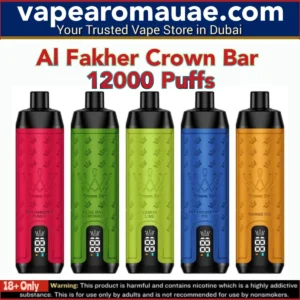 Al Fakher 12000 Puffs Crown Bar disposable vape- DTL 5mg Dubai