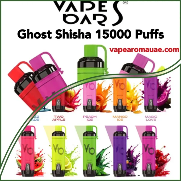 New Ghost Shisha 15000 Puffs DTL Disposable Vape- Dubai UAE