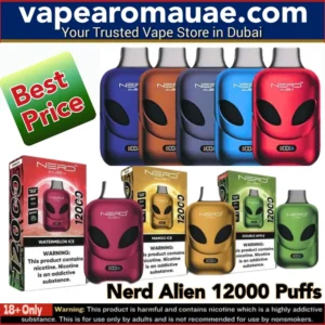 Best Nerd Alien 12000 Puffs Disposable Vape in Dubai UAE / 20mg