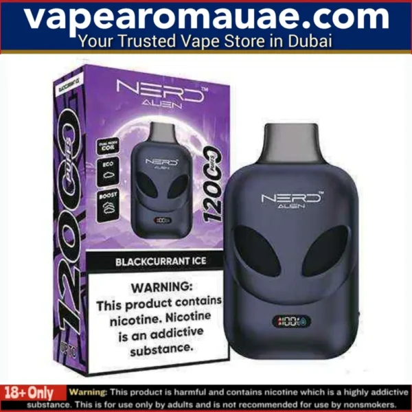 Best Nerd Alien 12000 Puffs Disposable Vape in Dubai UAE / 20mg