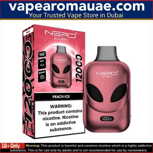 Best Nerd Alien 12000 Puffs Disposable Vape in Dubai UAE / 20mg