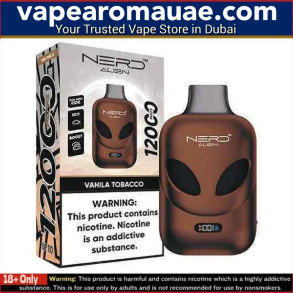 Best Nerd Alien 12000 Puffs Disposable Vape in Dubai UAE / 20mg