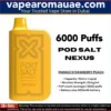 New Pod Salt Nexus 6000 Puffs Disposable Vape 20mg- Dubai