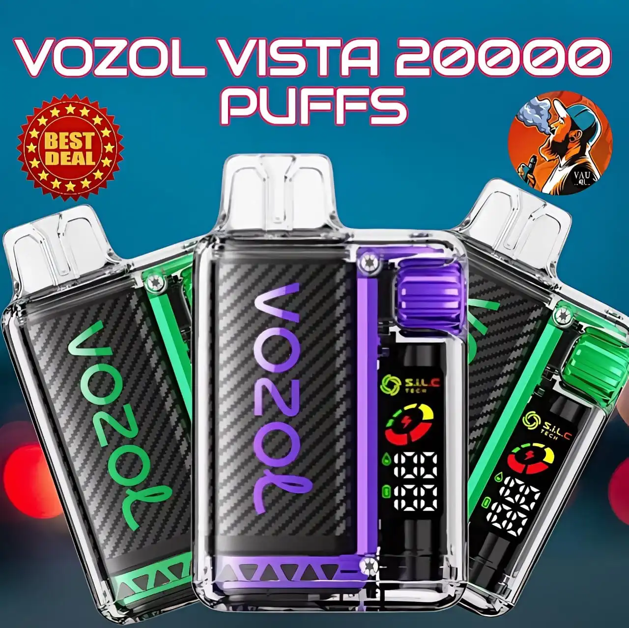 Best Vozol Vista 20000 Puffs Disposable Vape in Dubai UAE