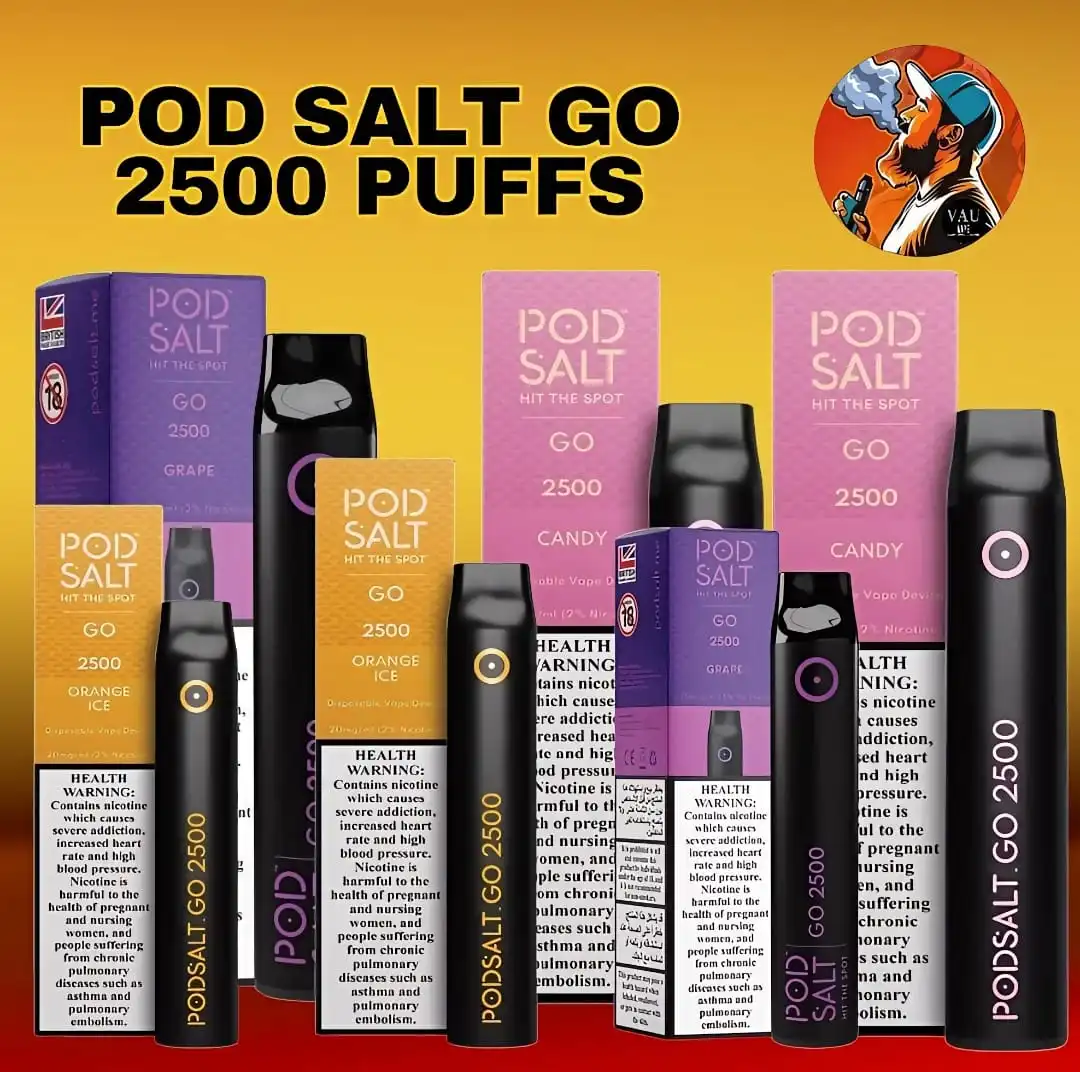 Pod Salt Go 2500 Puffs Disposable Vape 20mg in Dubai UAE