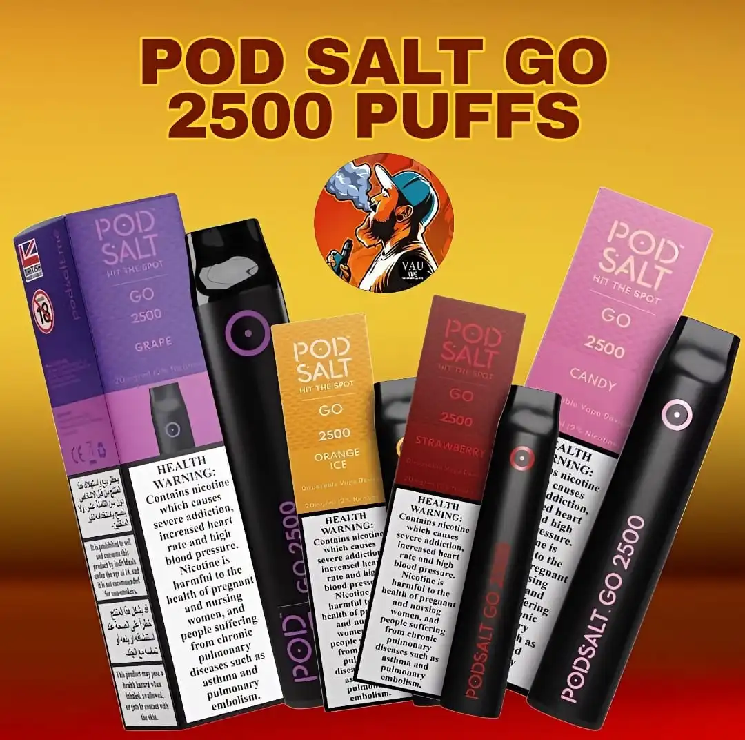 Pod Salt Go 2500 Puffs Disposable Vape 20mg in Dubai UAE