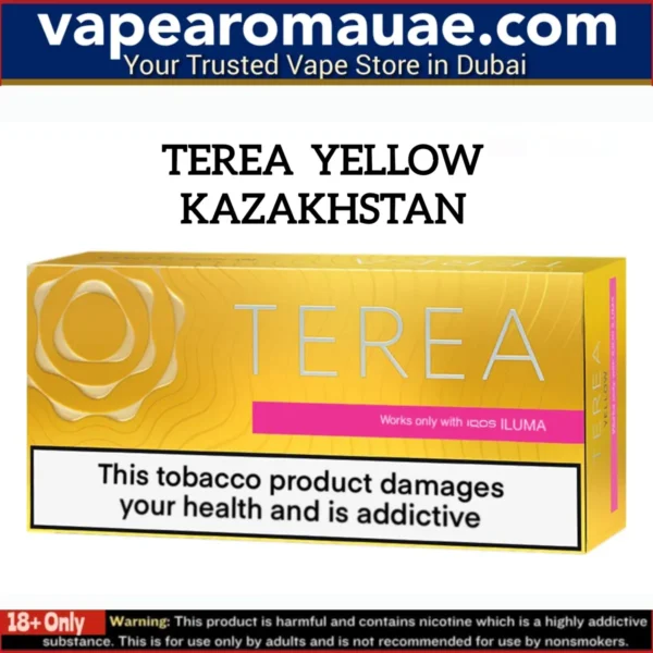 Best Terea Yellow Kazakhstan for IQOS ILUMA in Dubai UAE