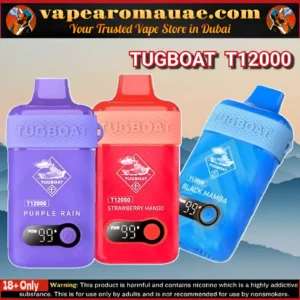 Tugboat T12000 Puffs Disposable Vape Authentic Device in Dubai