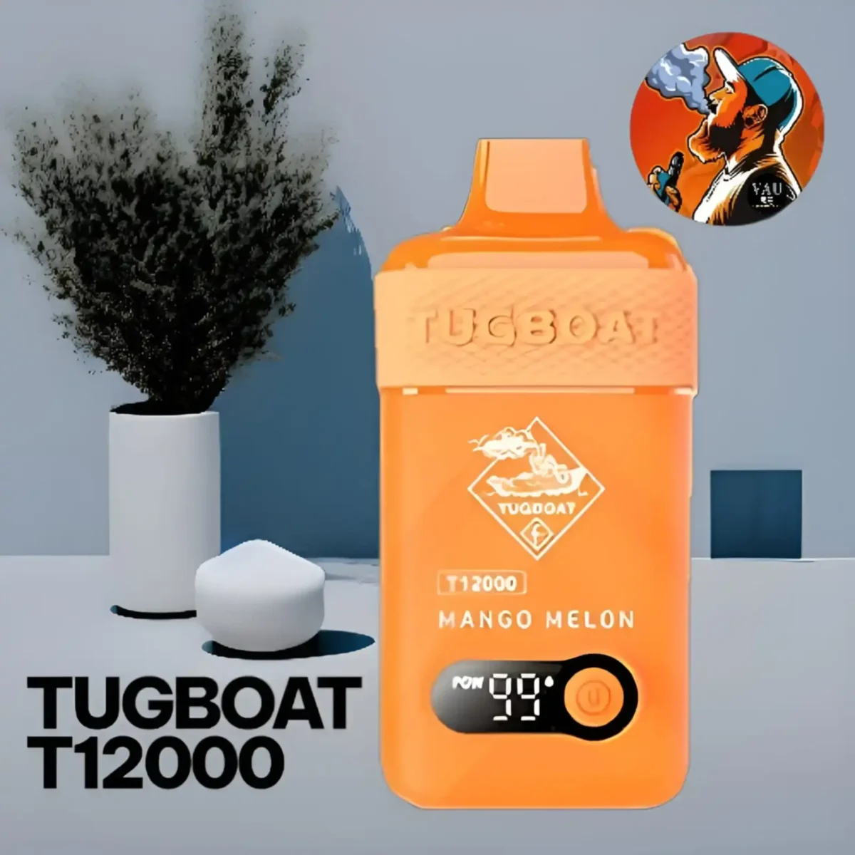 Tugboat T12000 Puffs Disposable Vape Authentic Device in Dubai