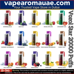 New Vozol Star 20000 Puffs Disposable Vape in Dubai UAE- Buy