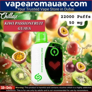 Chillax Shake Kiwi Passionfruit Guava 22000 puffs disposable vape